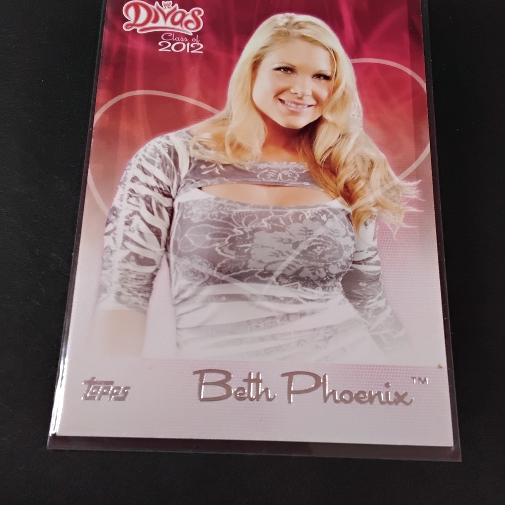 Topps WWE Divas 2012 Beth Phoenix Card - Red and White